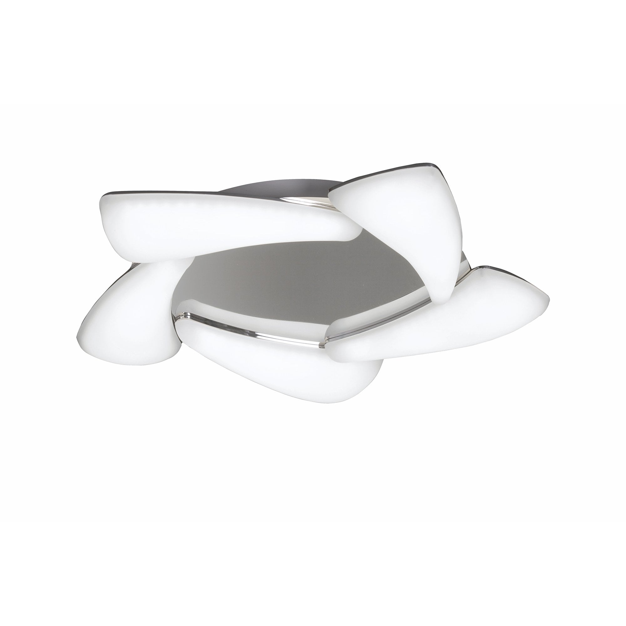 M3807 Mistral Flush Ceiling 30W LED Polished Chrome/Frosted Acrylic