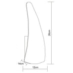 M3809 Mistral Wall Lamp Left 6W LED Polished Chrome/Frosted Acrylic