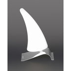 M3811 Mistral Table Lamp Left 6W LED Polished Chrome/Frosted Acrylic