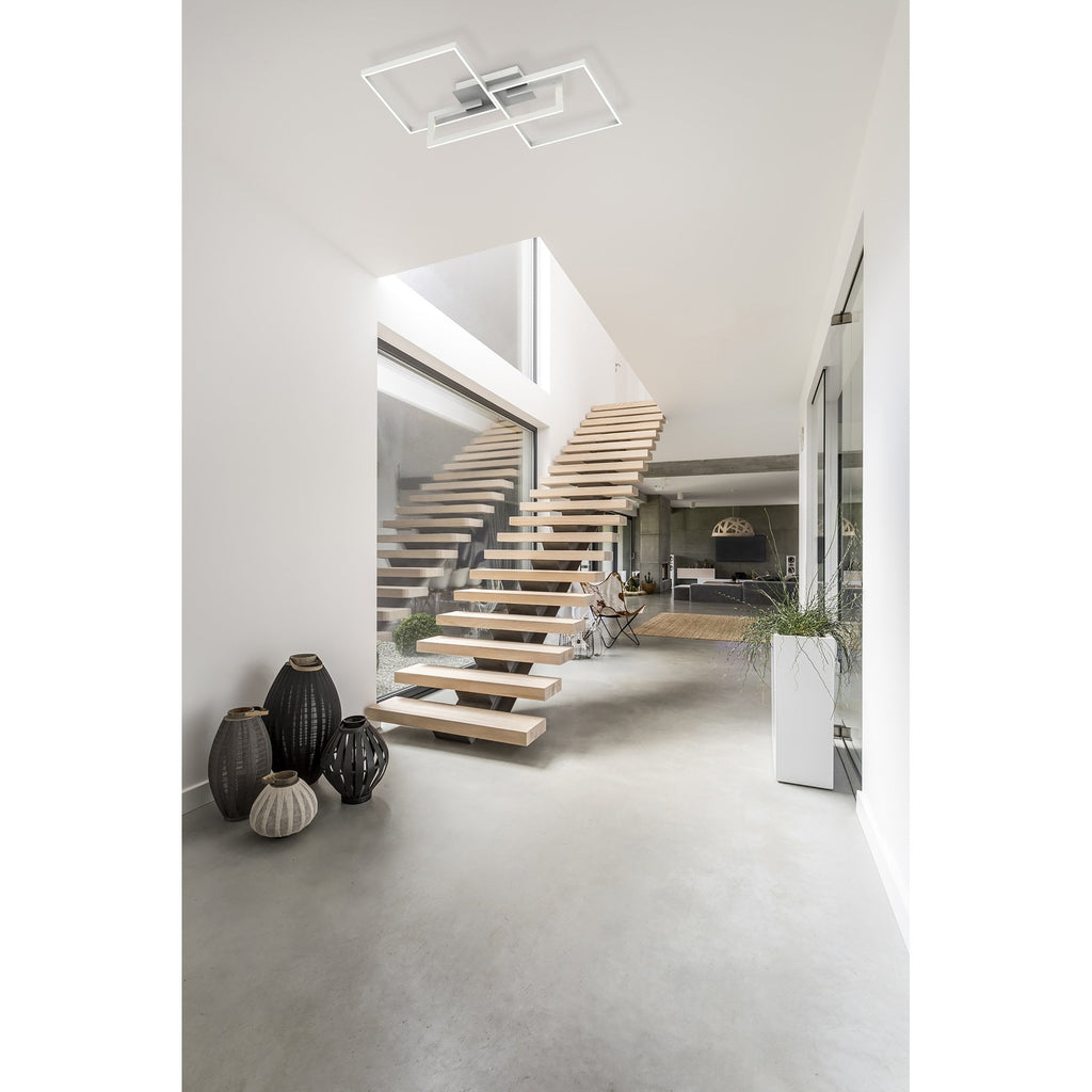 M6560 Mural Rectangular Ceiling 48W LED Matt White