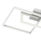 M6561 Mural Rectangular Ceiling Dimmable 48W LED Matt White