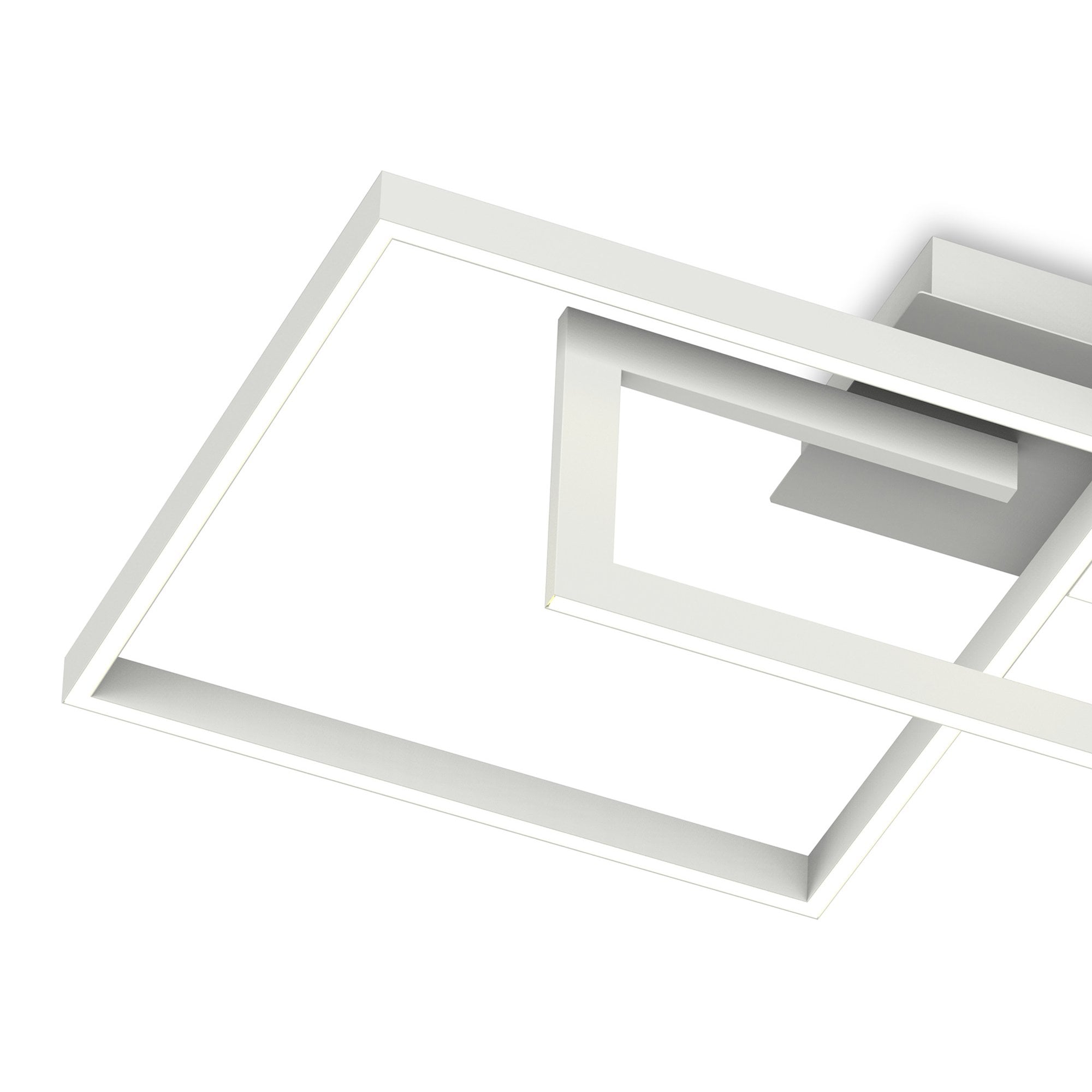 M6561 Mural Rectangular Ceiling Dimmable 48W LED Matt White