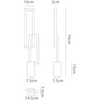 M6562 Mural Table Lamp 18W LED Matt White
