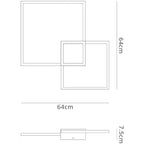 M6564 Mural Wall Lamp 48W LED White