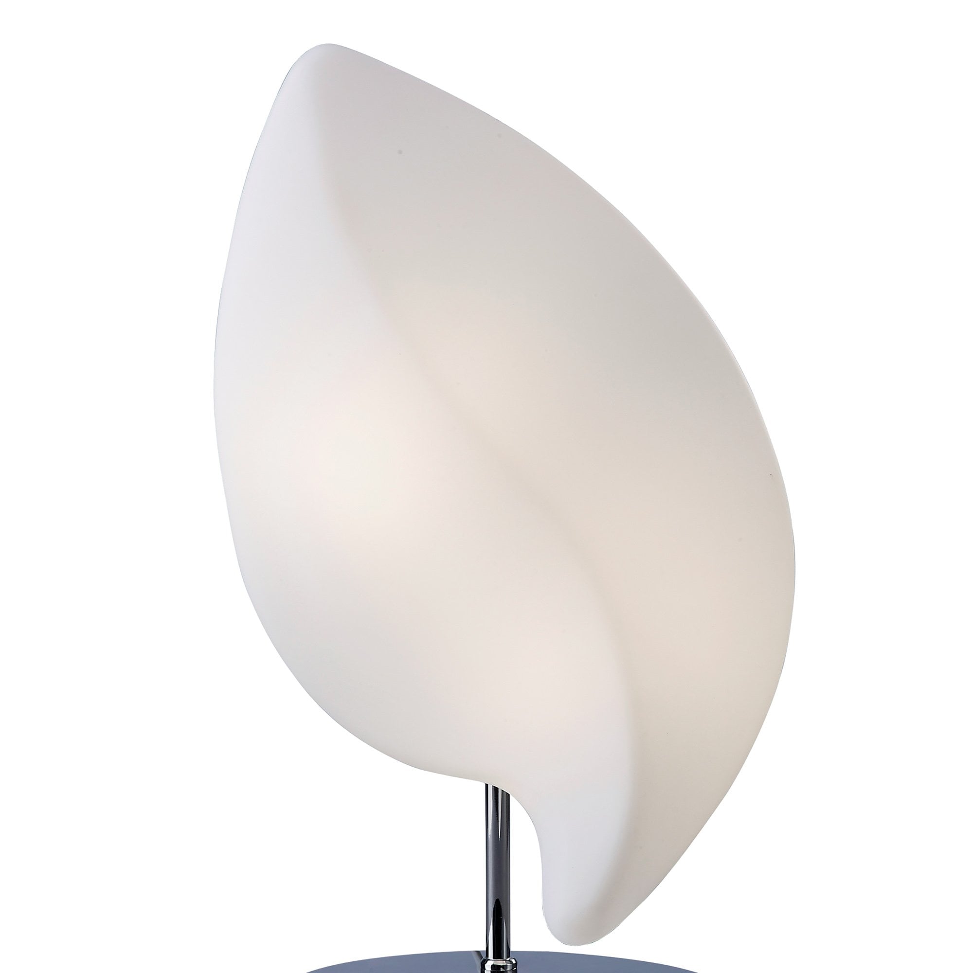 M3582 Natura Table Lamp 2 Light E27 Small Indoor Polished Chrome/Opal White