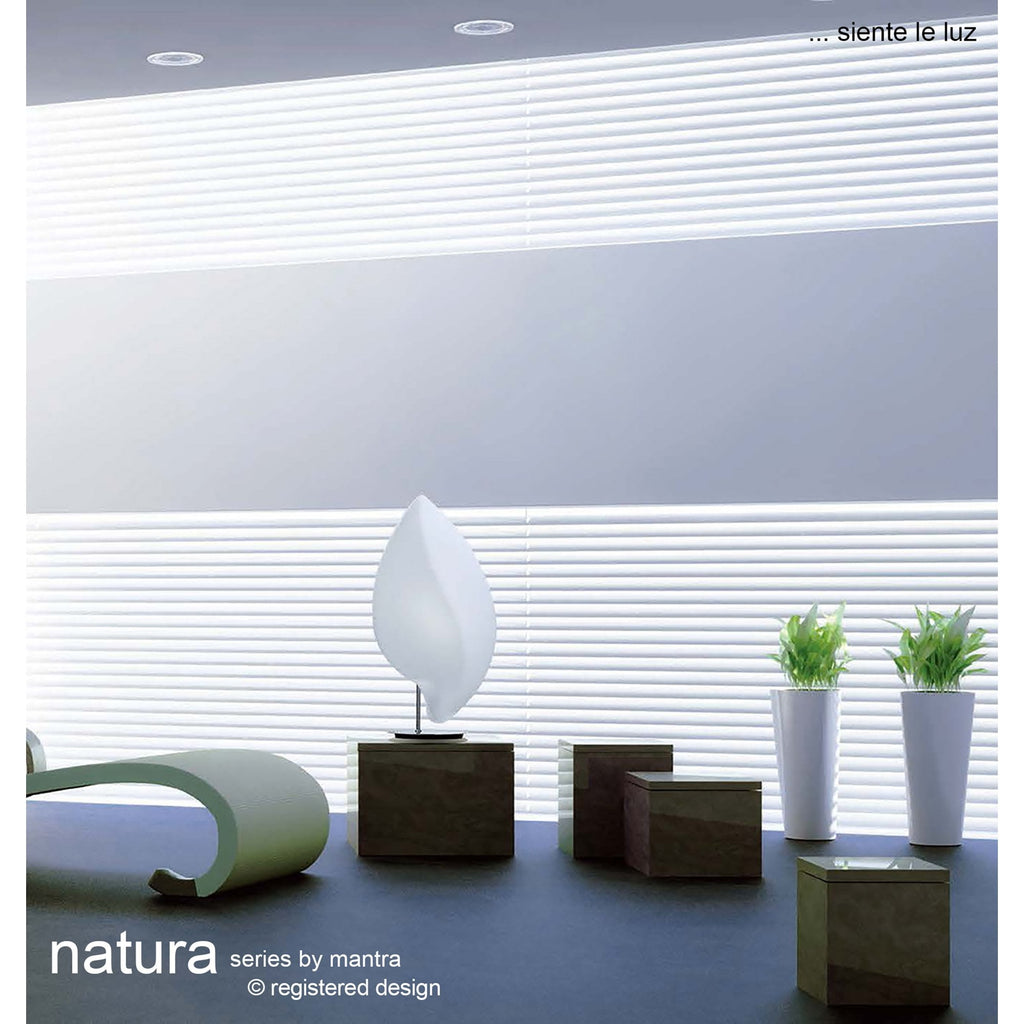 M3583 Natura Floor Lamp 2 Light E27 Indoor Polished Chrome/Opal White COLLECTION ONLY Item Weight: 15kg