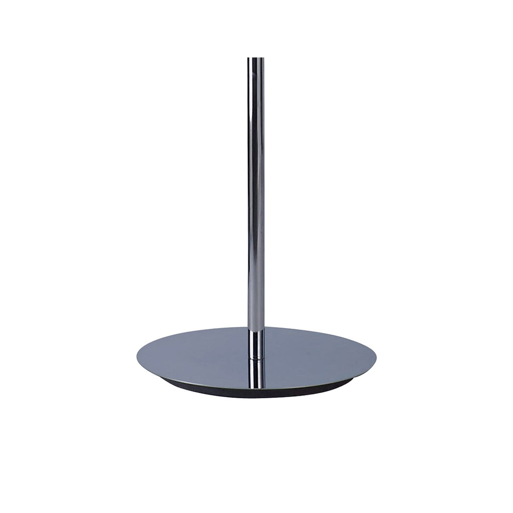 M3583 Natura Floor Lamp 2 Light E27 Indoor Polished Chrome/Opal White COLLECTION ONLY Item Weight: 15kg