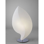 M3587 Natura Table Lamp 2 Light E27 Large Indoor Polished Chrome/Opal White