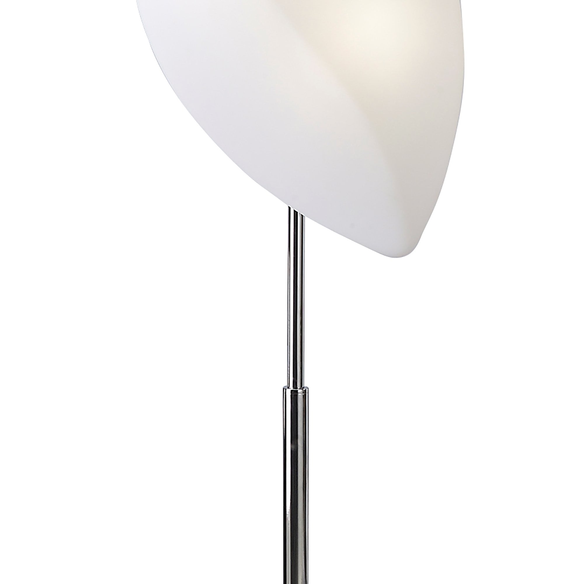 M3588 Natura Floor Lamp 4 Light E27 Indoor Polished Chrome/Opal White