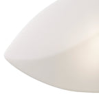 M3589 Natura Flush Ceiling/Wall Indoor Large 2 Light E27 Polished Chrome/Opal White