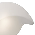 M3589 Natura Flush Ceiling/Wall Indoor Large 2 Light E27 Polished Chrome/Opal White