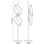 M3788 Natura Floor Lamp 4 Light E27 Outdoor Matt White/Opal White