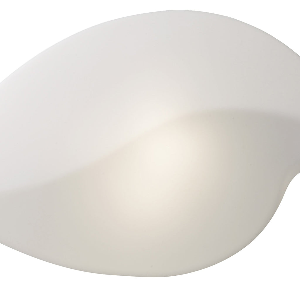 M3789 Natura Ceiling/Wall Outdoor Large 2 Light E27 Matt White/Opal White