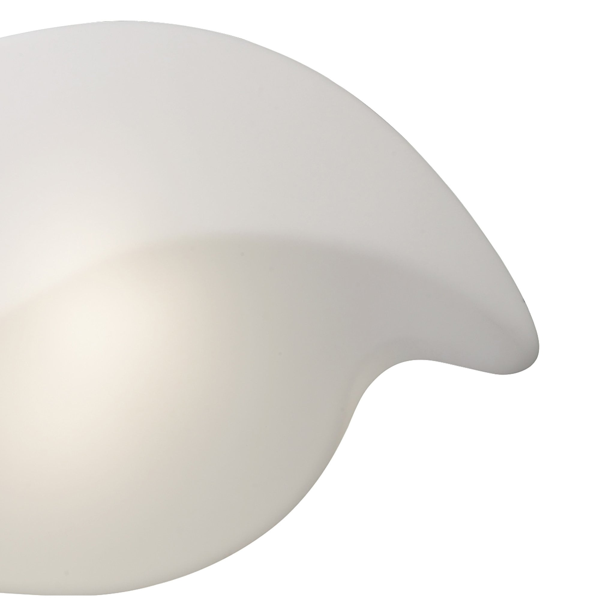 M3789 Natura Ceiling/Wall Outdoor Large 2 Light E27 Matt White/Opal White