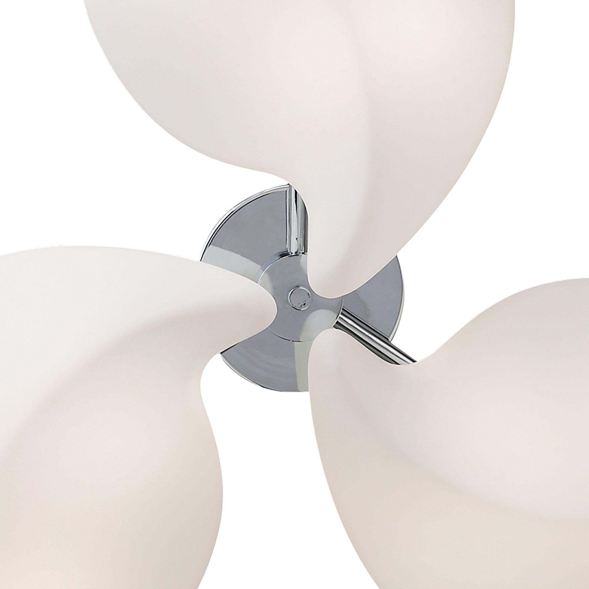 M3586 Natura Semi Flush 6 Light E27 Indoor Polished Chrome/Opal White