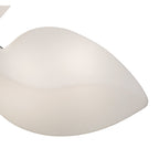 M3586 Natura Semi Flush 6 Light E27 Indoor Polished Chrome/Opal White