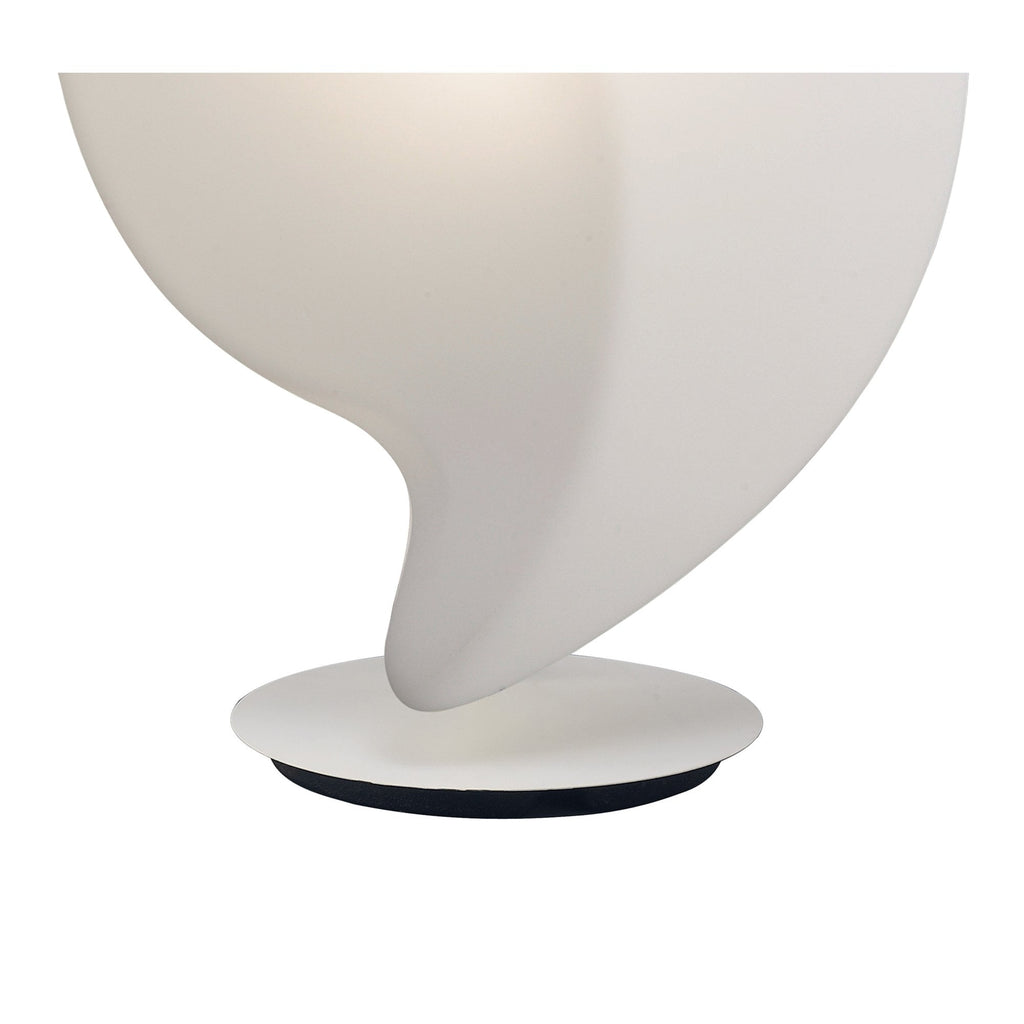 M3787 Natura Table Lamp 2 Light E27 Large Outdoor Matt White/Opal White