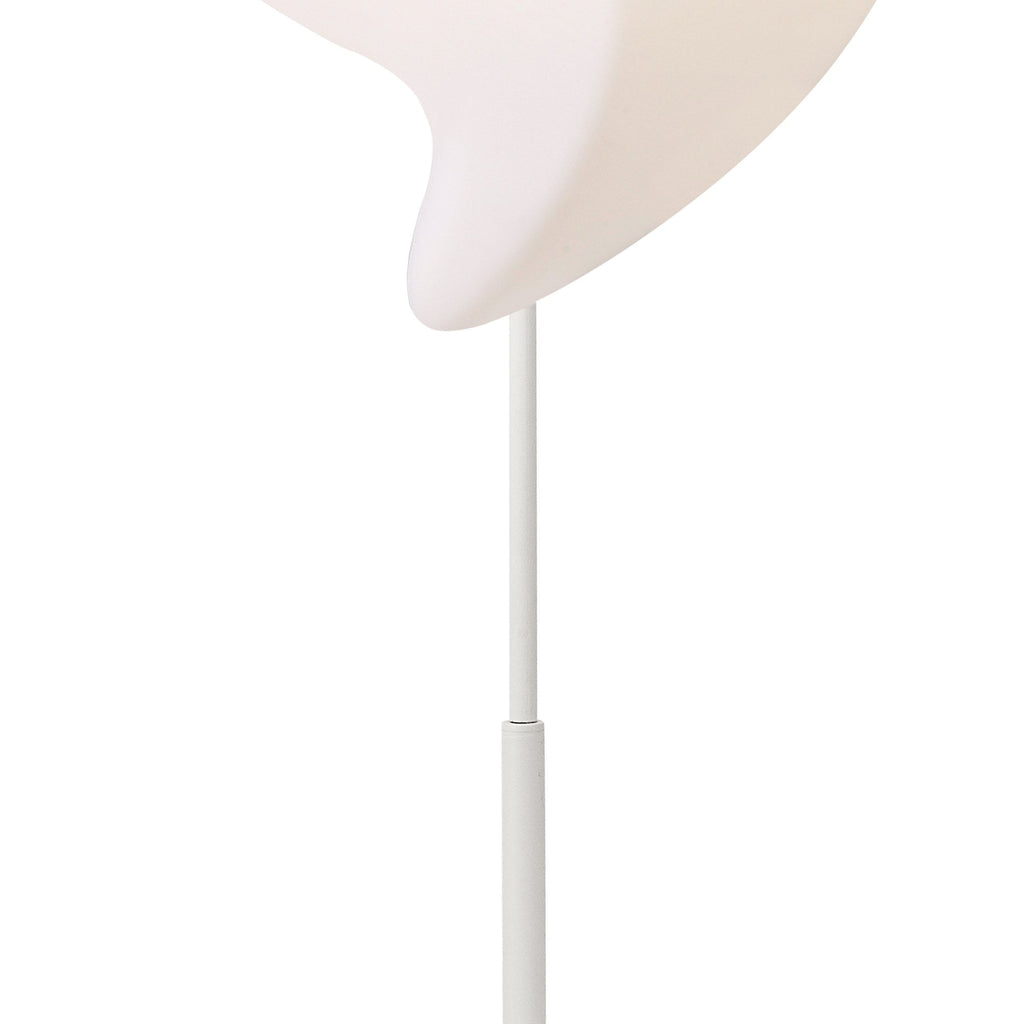 M3783 Natura Floor Lamp 2 Light E27 Outdoor Matt White/Opal White