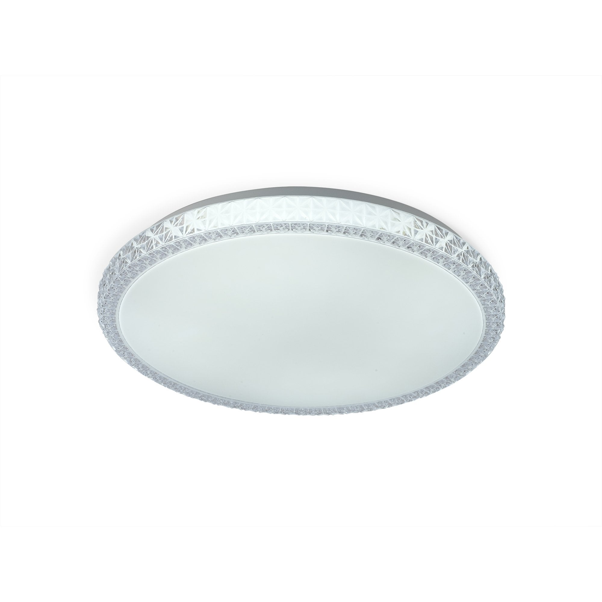 M6450 Naxos Ceiling 24W LED Remote Control -6000K White / Clear Acrylic