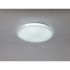 M6450 Naxos Ceiling 24W LED Remote Control -6000K White / Clear Acrylic