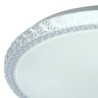 M6450 Naxos Ceiling 24W LED Remote Control -6000K White / Clear Acrylic
