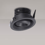 M7453 Neptuno Recessed Spotlight Mini Swivel 3W LED Black