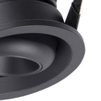 M7453 Neptuno Recessed Spotlight Mini Swivel 3W LED Black