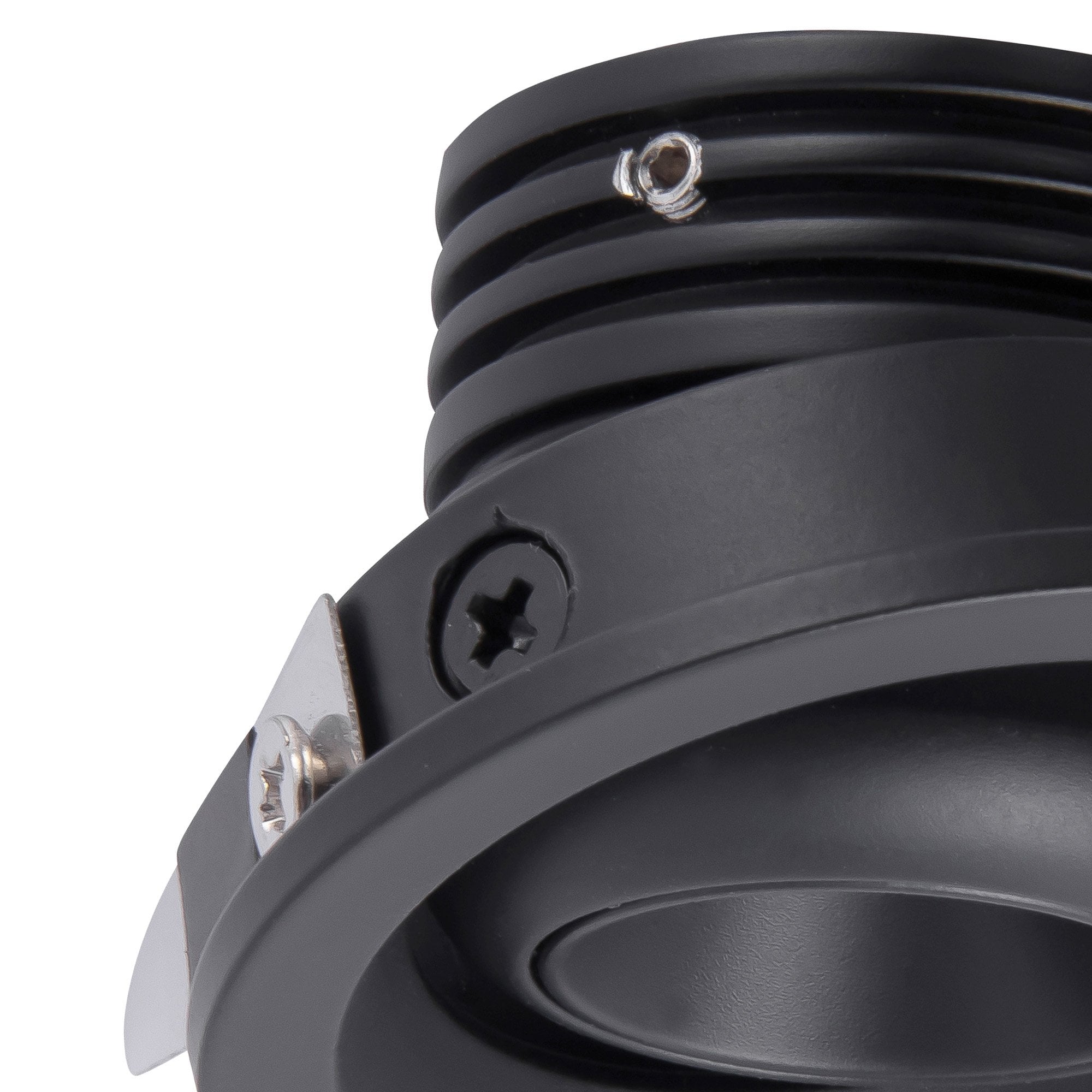M7454 Neptuno Recessed Spotlight Mini Swivel 3W LED Black