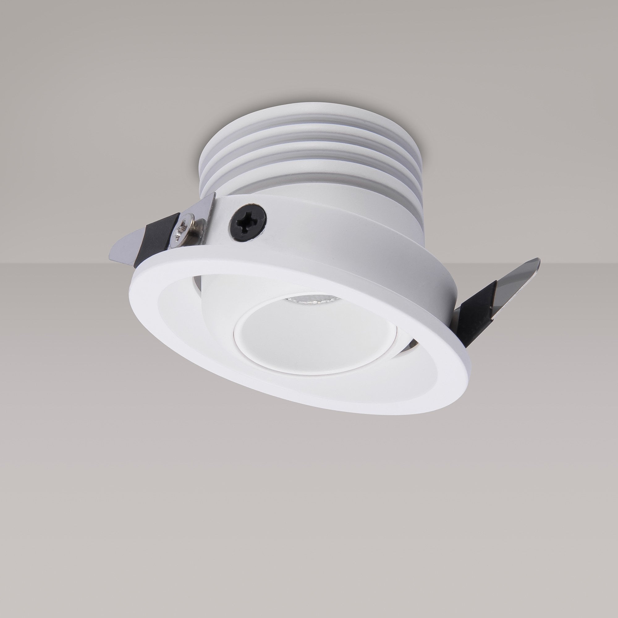 M7452 Neptuno Recessed Spotlight Mini Swivel 3W LED White