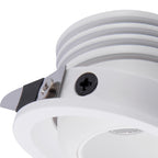 M7452 Neptuno Recessed Spotlight Mini Swivel 3W LED White