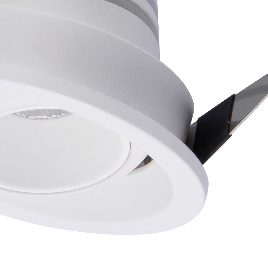 M7452 Neptuno Recessed Spotlight Mini Swivel 3W LED White