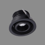 M7828 Neptuno Recessed Spotlight Mini Swivel 3W LED Black
