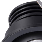 M7828 Neptuno Recessed Spotlight Mini Swivel 3W LED Black
