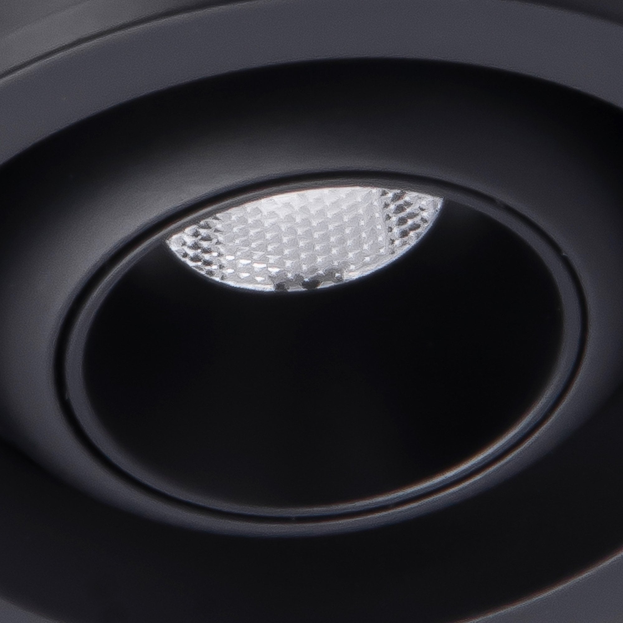 M7828 Neptuno Recessed Spotlight Mini Swivel 3W LED Black