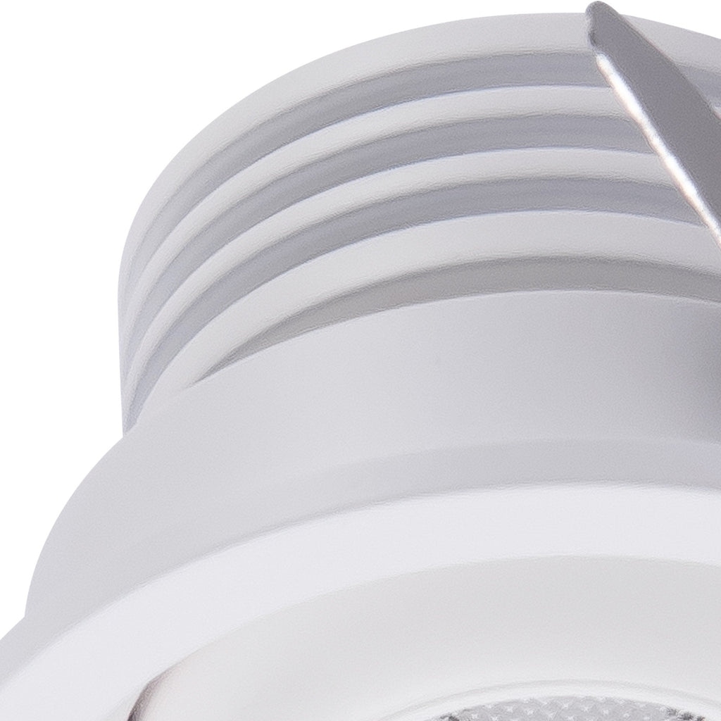 M7827 Neptuno Recessed Spotlight Mini Swivel 3W LED White
