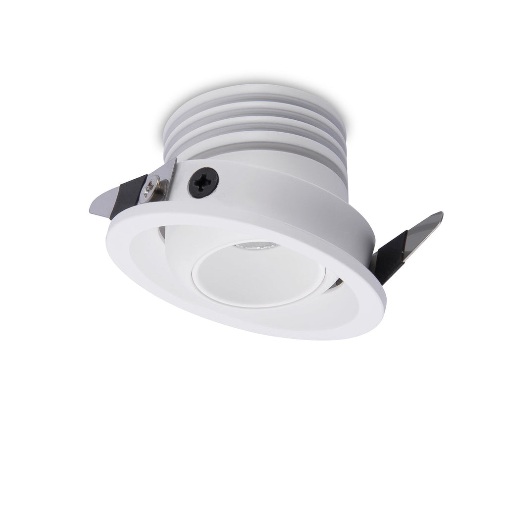 M7451 Neptuno Recessed Spotlight Mini Swivel 3W LED White