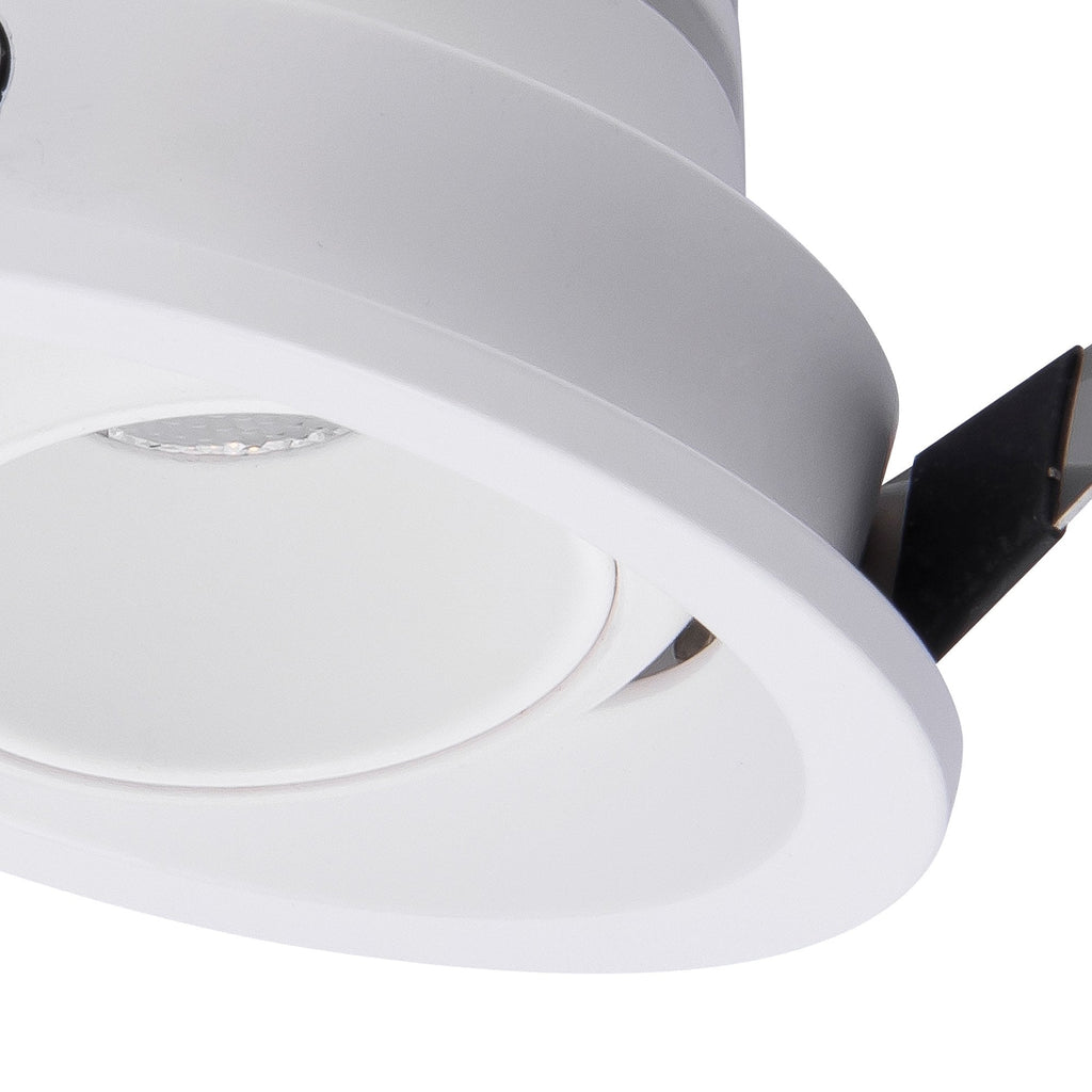 M7451 Neptuno Recessed Spotlight Mini Swivel 3W LED White