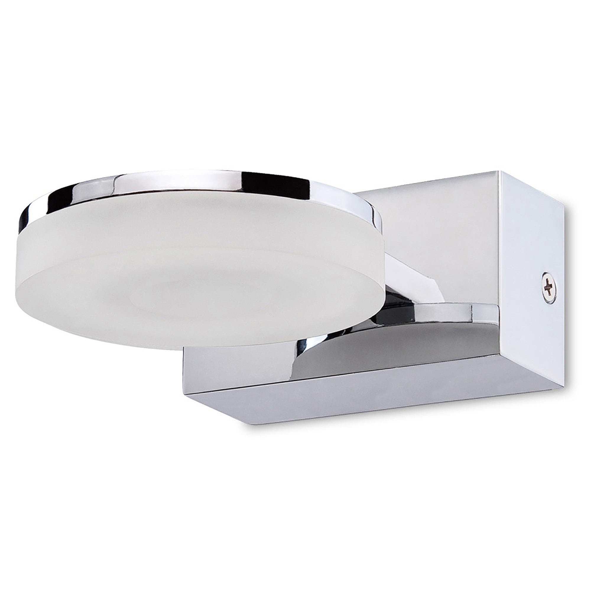 M8190/1 Nimbus Wall Lamp 1 Light 5W LED Polished Chrome/Frosted Acrylic