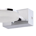 M8190/1 Nimbus Wall Lamp 1 Light 5W LED Polished Chrome/Frosted Acrylic