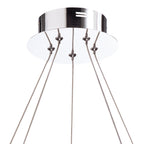 M8197/1 Nimbus Pendant 5 Light 25W LED Polished Chrome/Frosted Acrylic