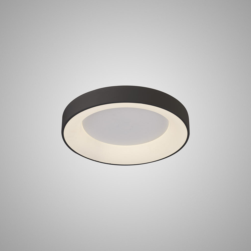 M8025 Niseko Ring Ceiling 45cm 30W LED Black