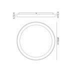 M8026 Niseko Ring Ceiling 90cm 78W LED Gold