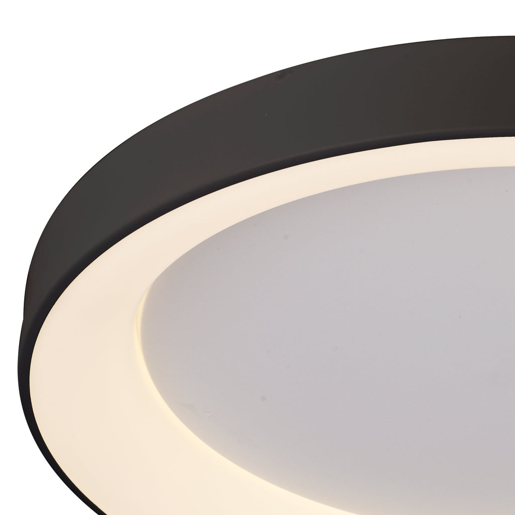 M8024 Niseko Ring Ceiling 65cm 48W LED Black