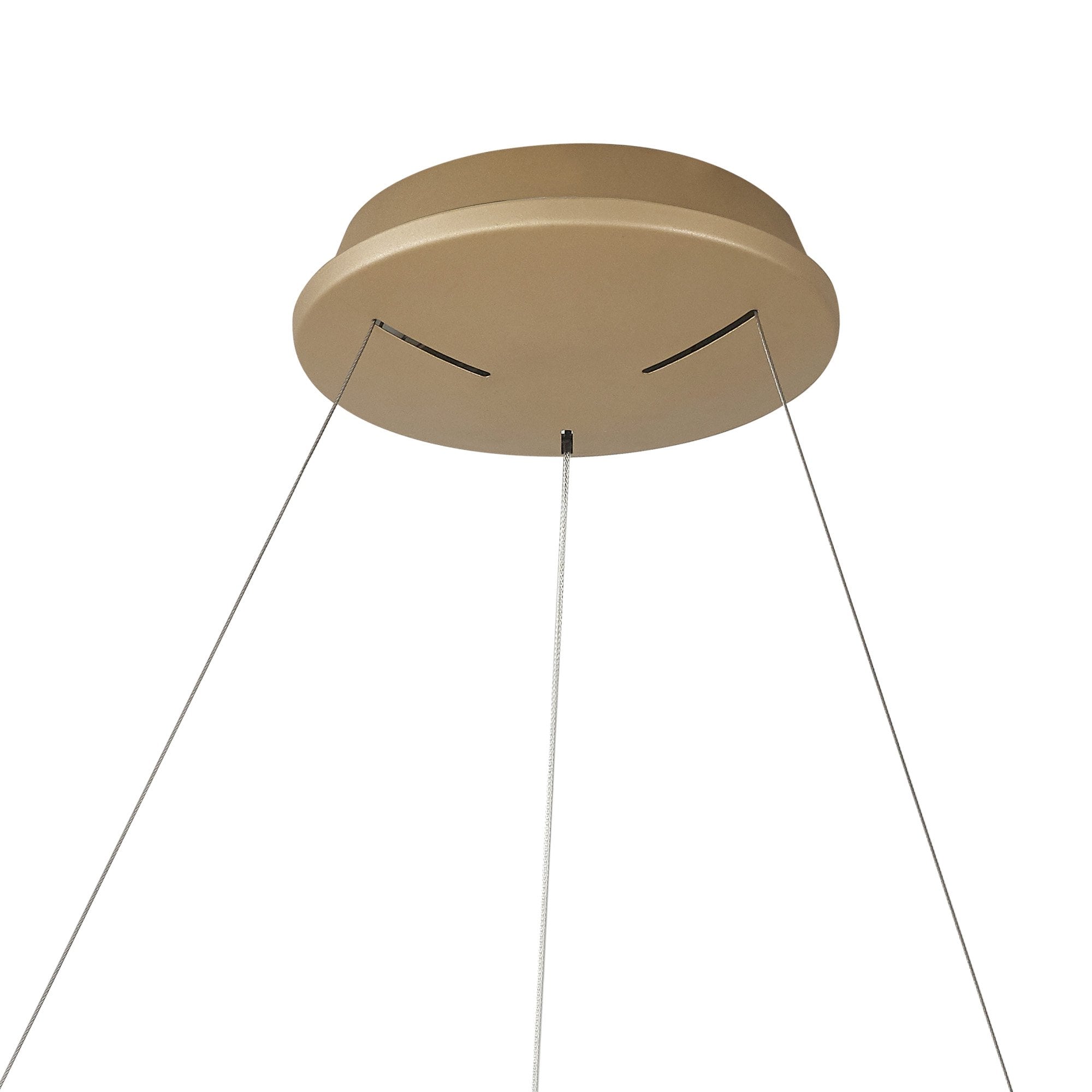 M7756 Niseko Ring Pendant 90cm 66W LED Remote Control Gold
