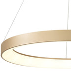 M7756 Niseko Ring Pendant 90cm 66W LED Remote Control Gold