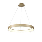 M7757 Niseko Ring Pendant 65cm 50W LED Remote Control Gold
