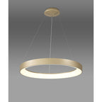 M7757 Niseko Ring Pendant 65cm 50W LED Remote Control Gold