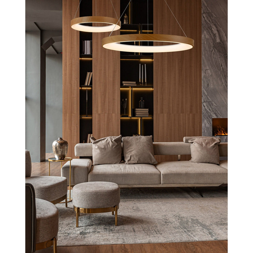 M8018 Niseko Ring Ceiling 90cm 78W LED White