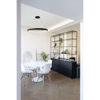 M8057 Niseko Triangular Ceiling 61cm 48W LED Black