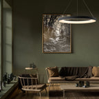 M8053 Niseko Triangular Ceiling 42cm 35W LED Black